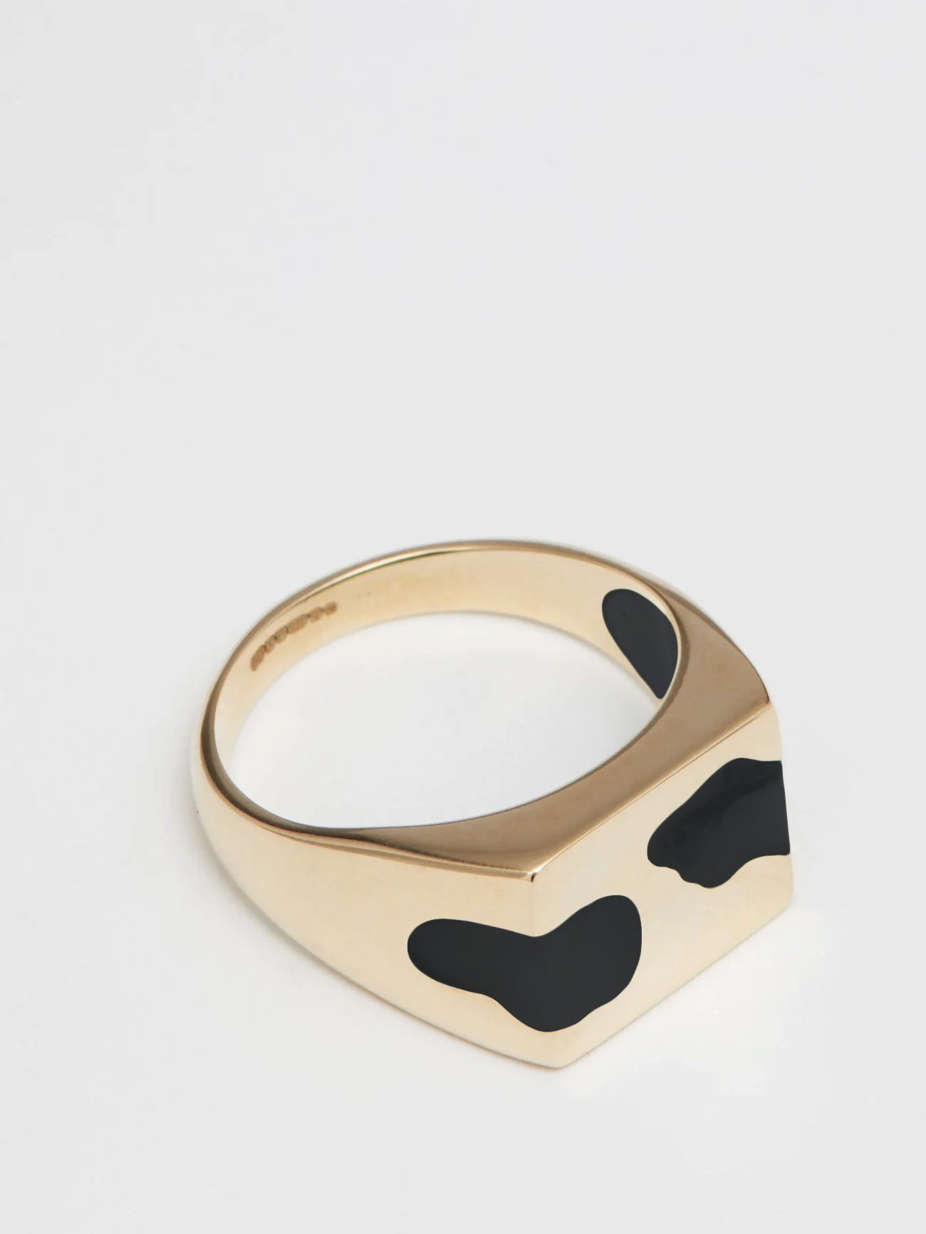 TWO PIECE RING - BLACK RESIN
